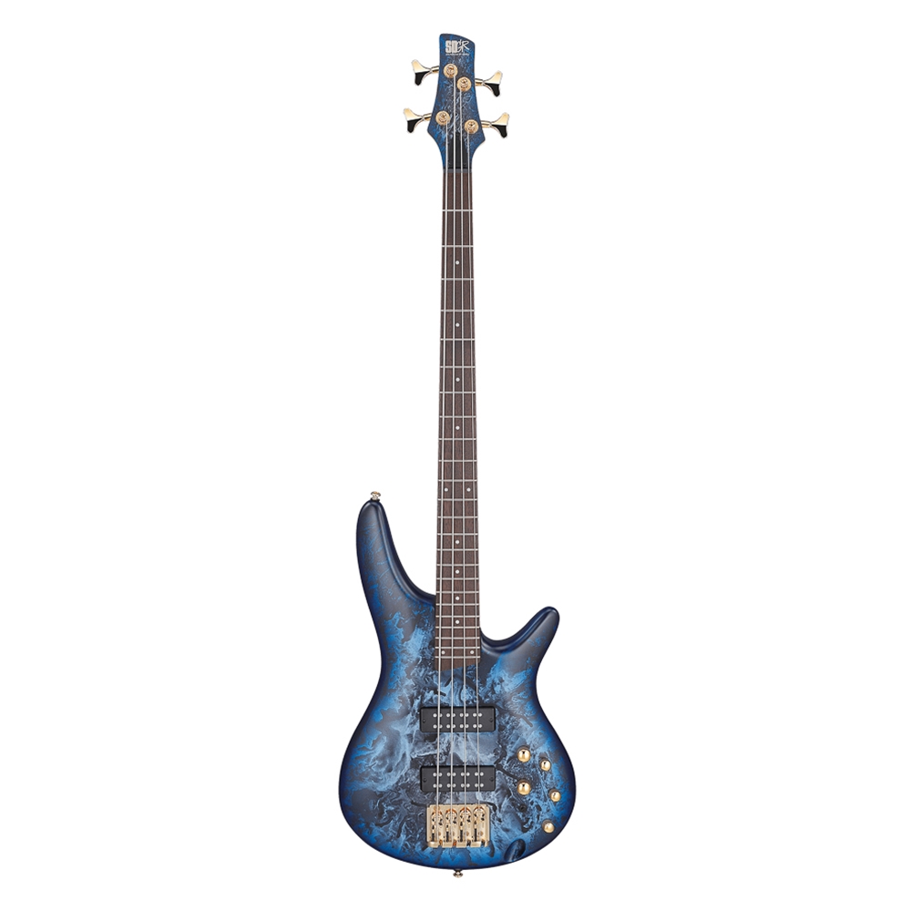 Ibanez SR300EDXCZM Standard 4 String Electric Bass, Cosmic Blue Frozen Matte