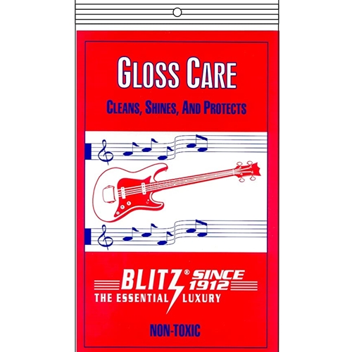 NW Music Store Blitz BL302 Guitar Gloss Care Polishing Cloth