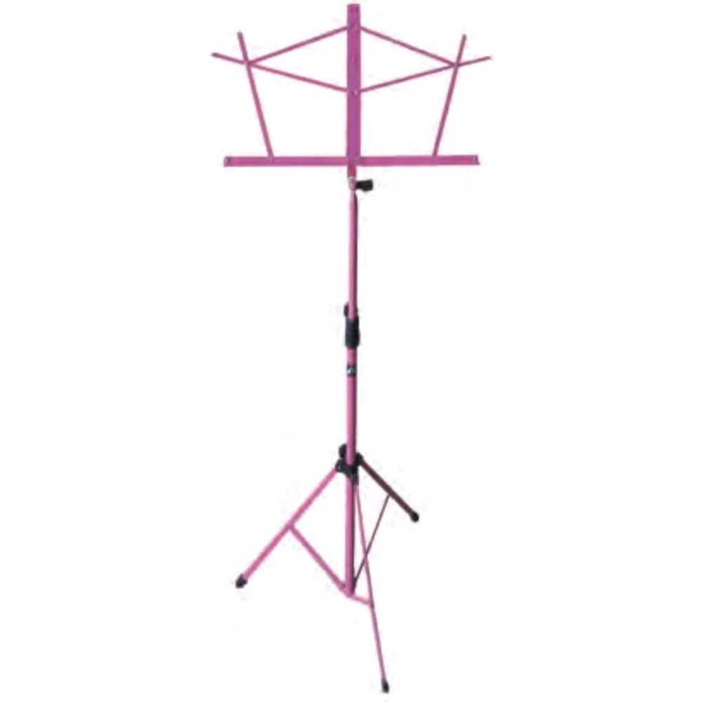 Hamilton Stands KB900PK 2-Piece Collapsible Music Stand w/Bag, 45" Tall, Pink