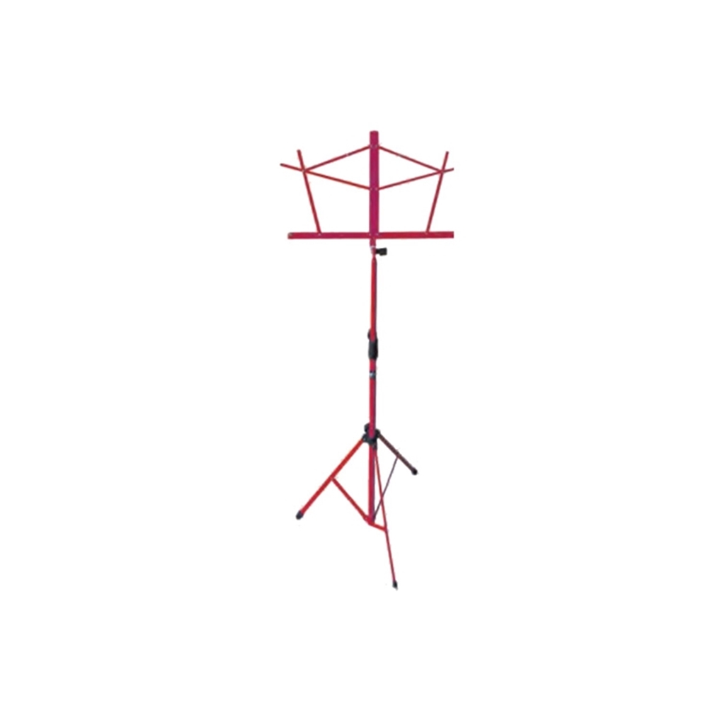 Hamilton Stands KB900RD 2-Piece Collapsible Music Stand w/Bag, 45" Tall, Red