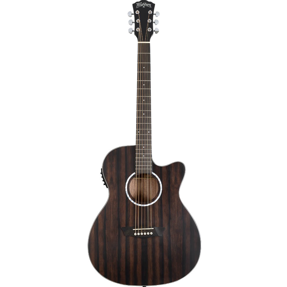 Washburn DFEACE-U Deep Forest Grand Auditorium Cutaway A/E Guitar-Natural Matte