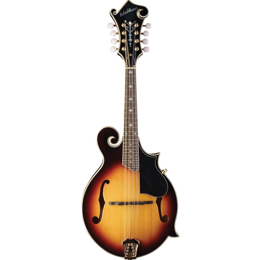 Washburn M3SWK-D-U ALL SOLID "F" Style - F hole Mandolin-Sunburst