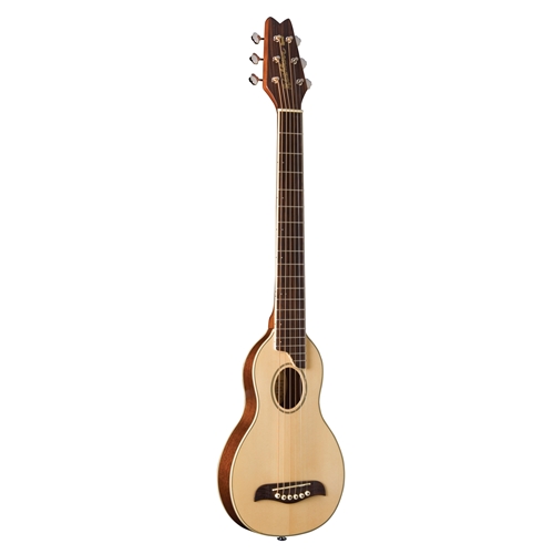 Washburn RO10SK-A-U Rover Travel Acoustic Guitar, Natural W/Gig Bag - $20 MARKDOWN!