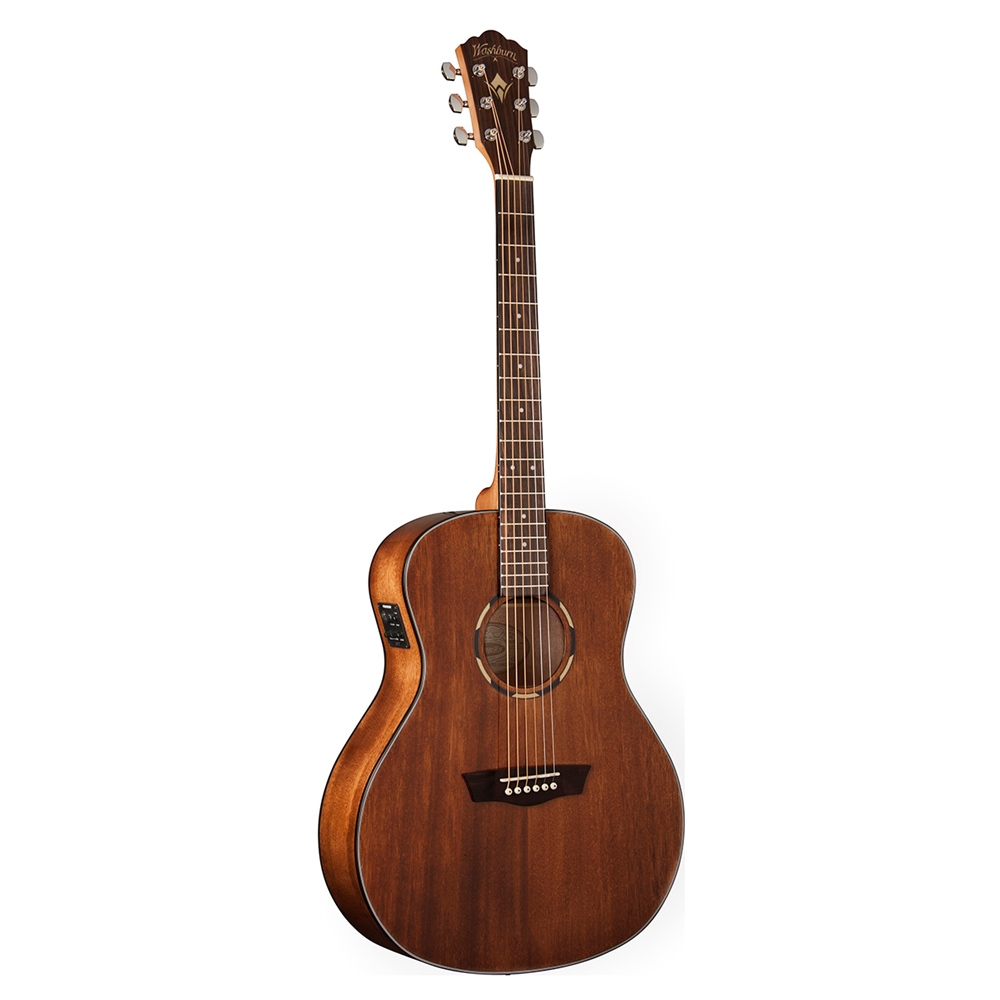 Washburn WLO12SE-O-U Woodline Solid Mahogany Top Orchestra Acoustic Electric Guitar