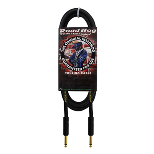 Rapco-Horizon HOG-10B-I 10 Foot Roadhog 20 Gauge Cable Gold 1/4 Male to 1/4 Male