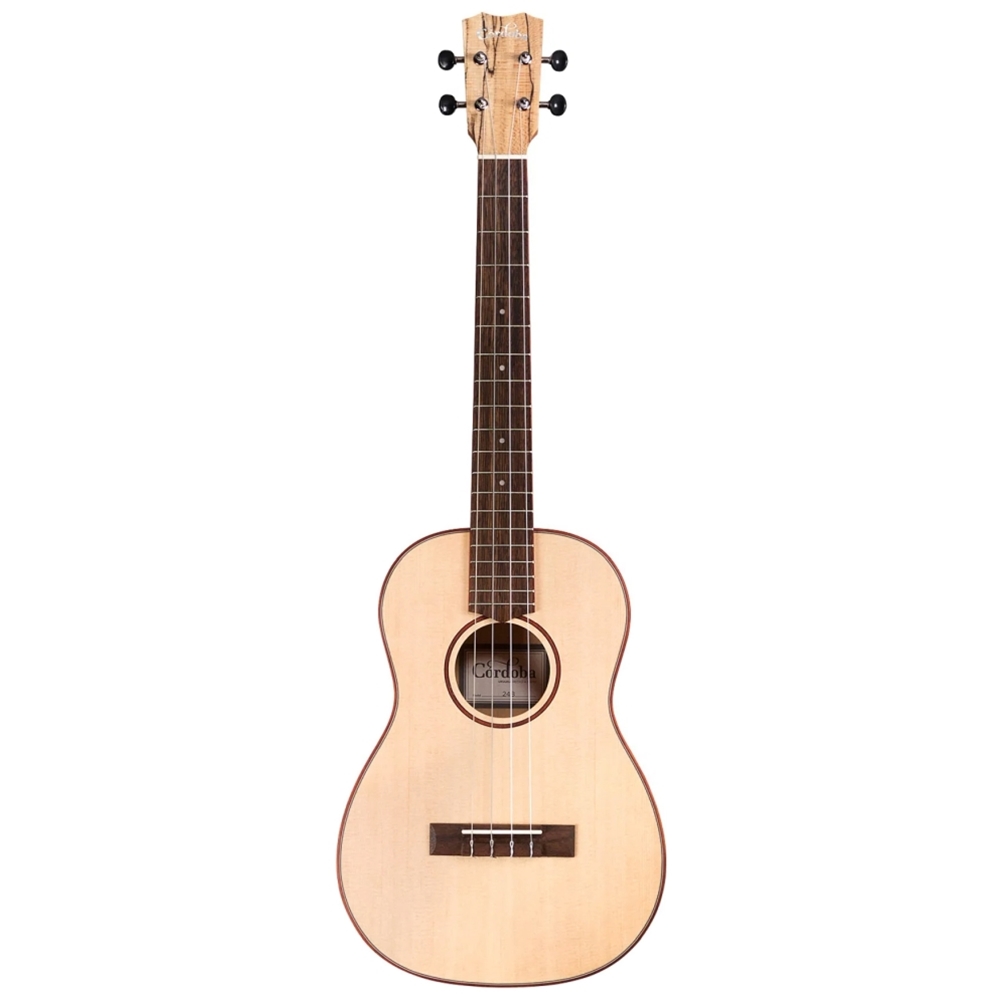 Cordoba 24BSPBARITONEUKE 24B Baritone Ukulele, Spruce/Spalted Maple