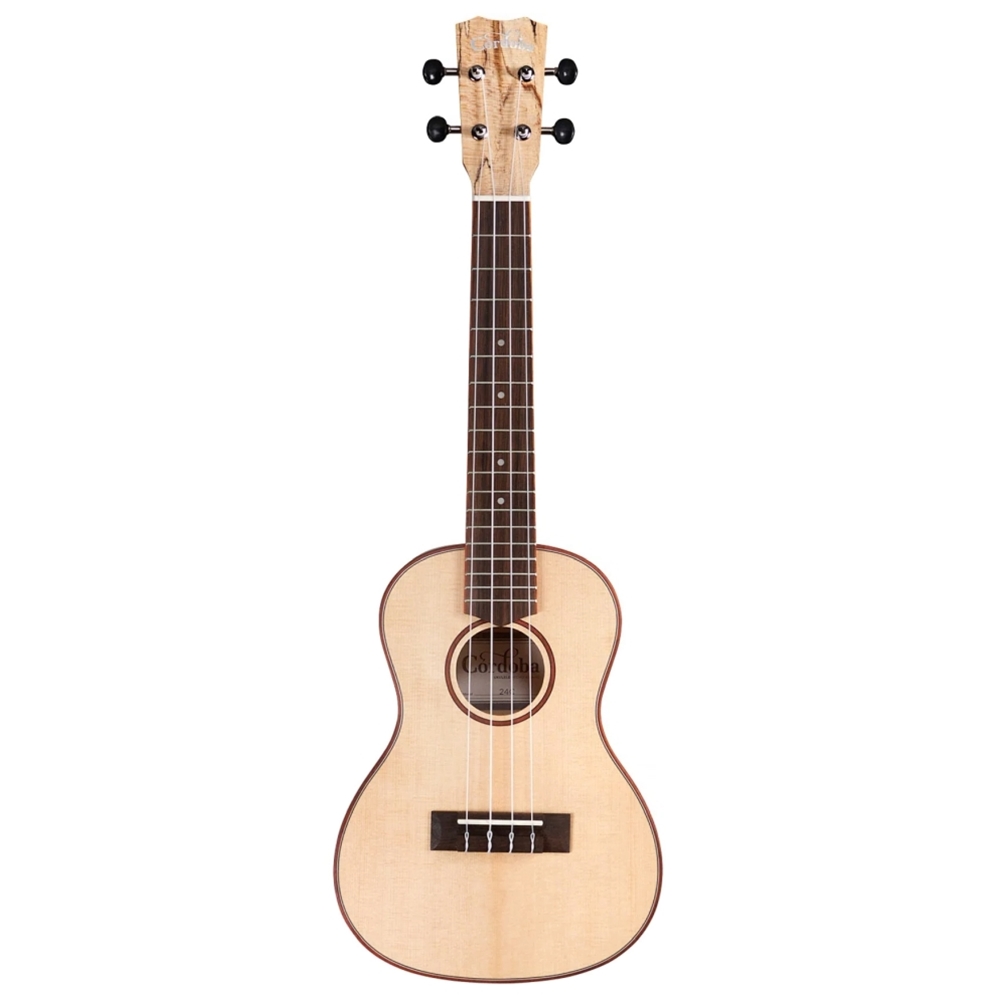 Cordoba 24CSPCONCERTUKE 24C Concert Ukulele, Spruce/Spalted Maple