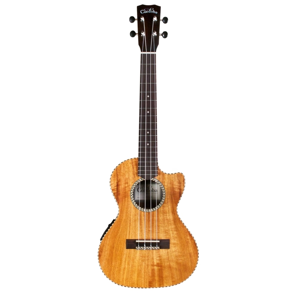 Cordoba 25TCETENORUKE 25T Tenor Acoustic Electric Ukulele, Acacia