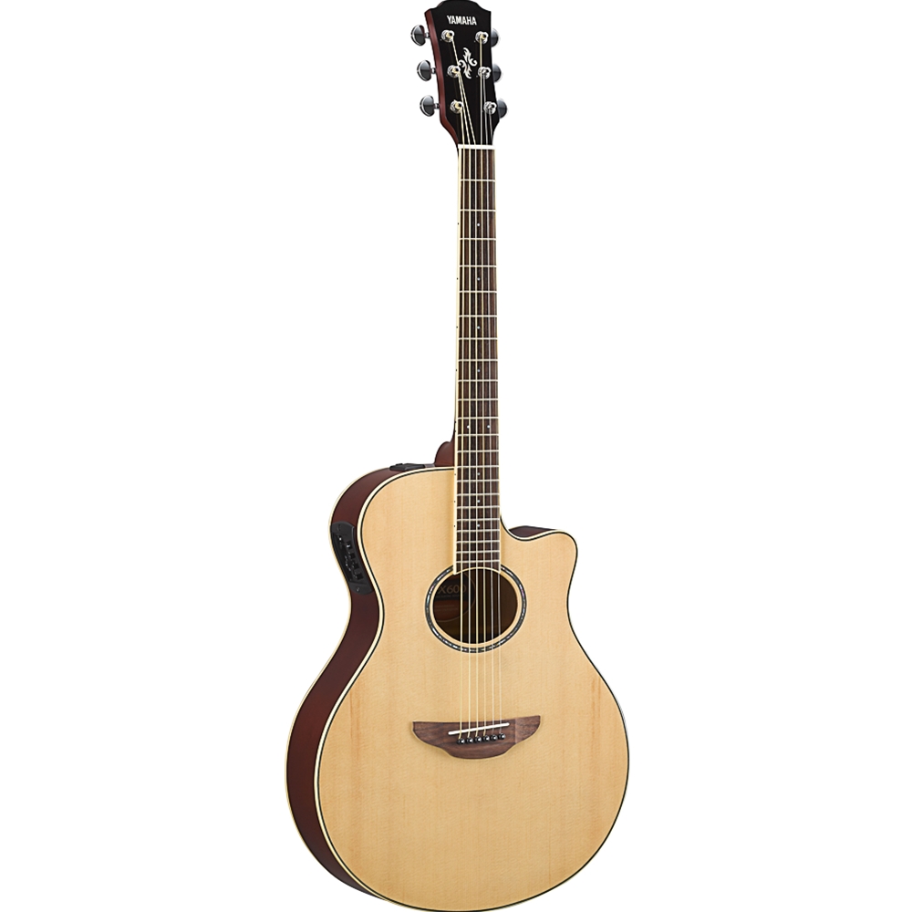 Yamaha APX600NA Thinline Acoustic Electric Guitar, Natural