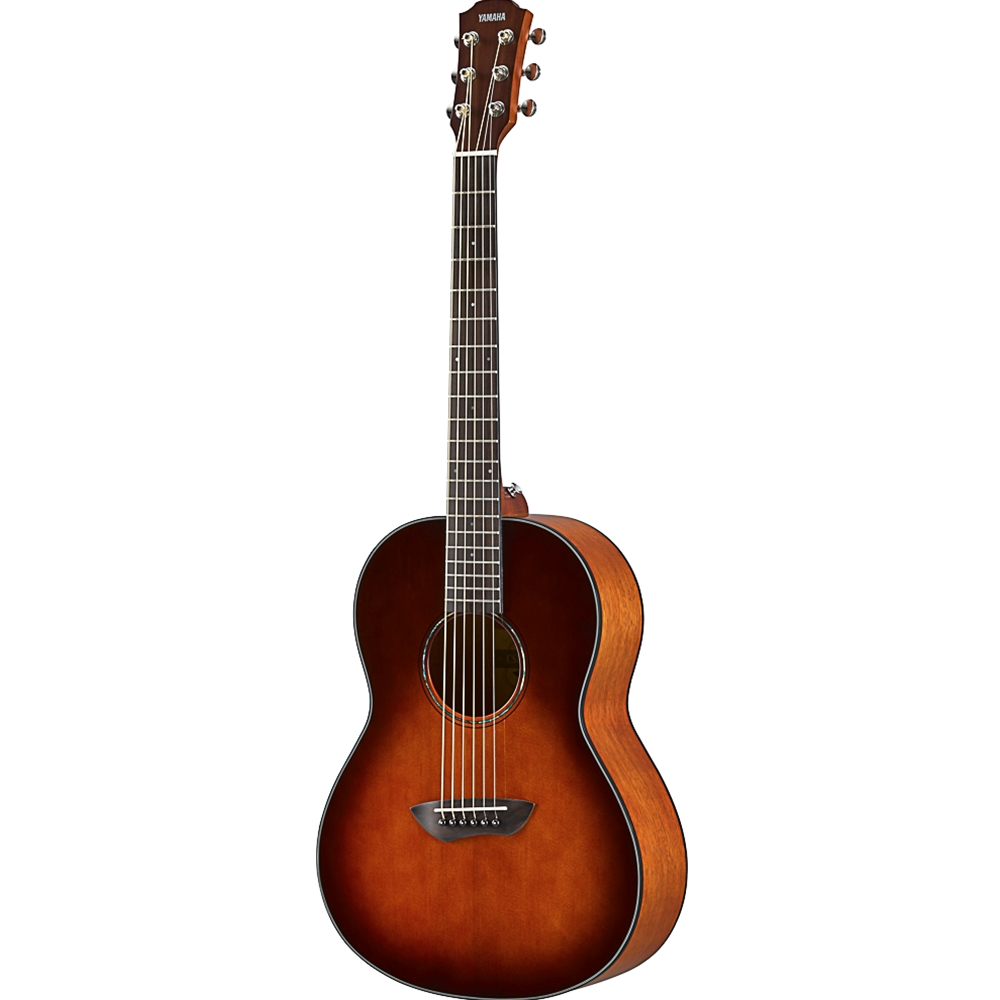 Yamaha CSF1MTBS Compact Acoustic Electric Guitar, Tobaccp Brown Sunburst w/Hard Bag