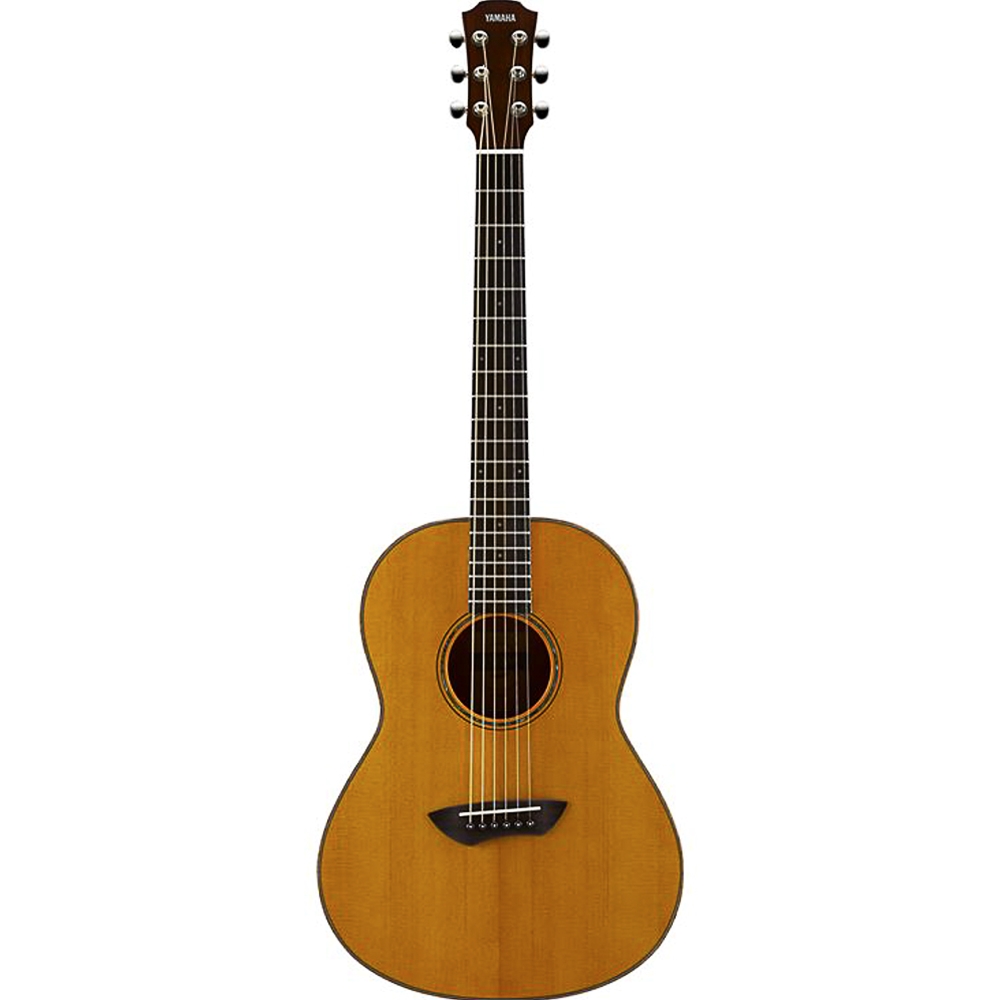 Yamaha CSF3MVN Compact Acoustic Electric Guitar, Natural w/Hard Bag