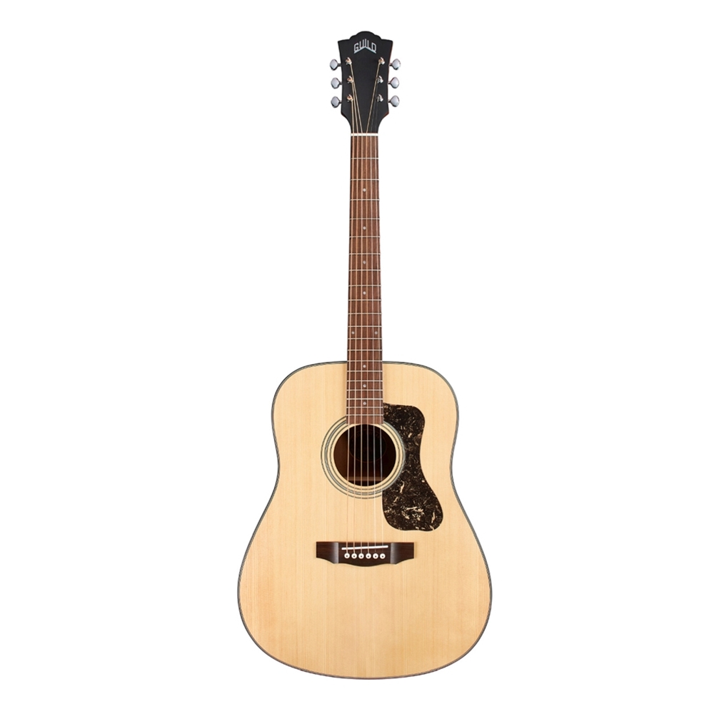Guild D340NAT Dreadnought Acoustic Guitar, Natural