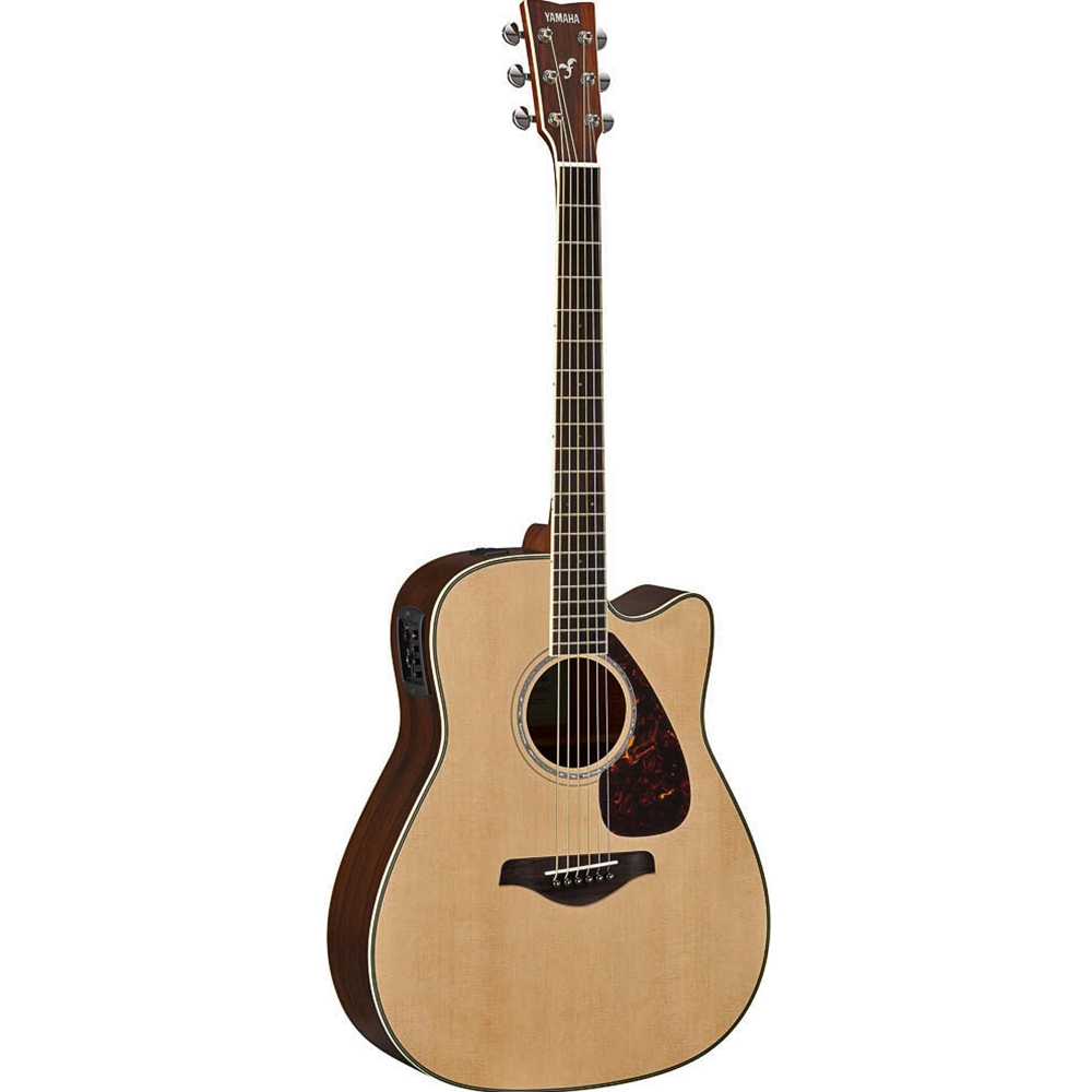 Yamaha FGX830C Dreadnought Acoustic Electric Guitar, Natural