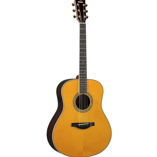 Yamaha LL-TAVT Transacoustic Acoustic Electric Dreadnought Guitar, Vintage Tint w/Hard Bag