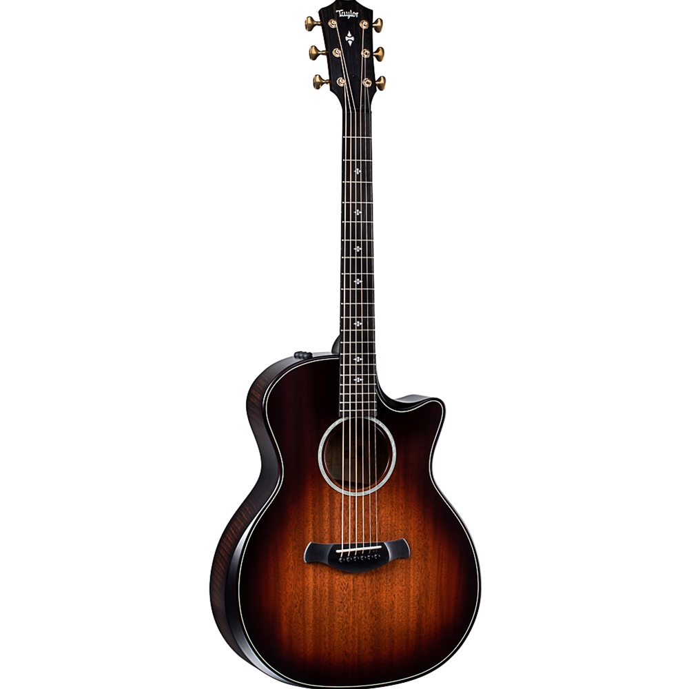 Taylor  324CE-BE Builder's Edition Acoustic-Electric Guitar - Mahogany/Ash Shaded Edgeburst