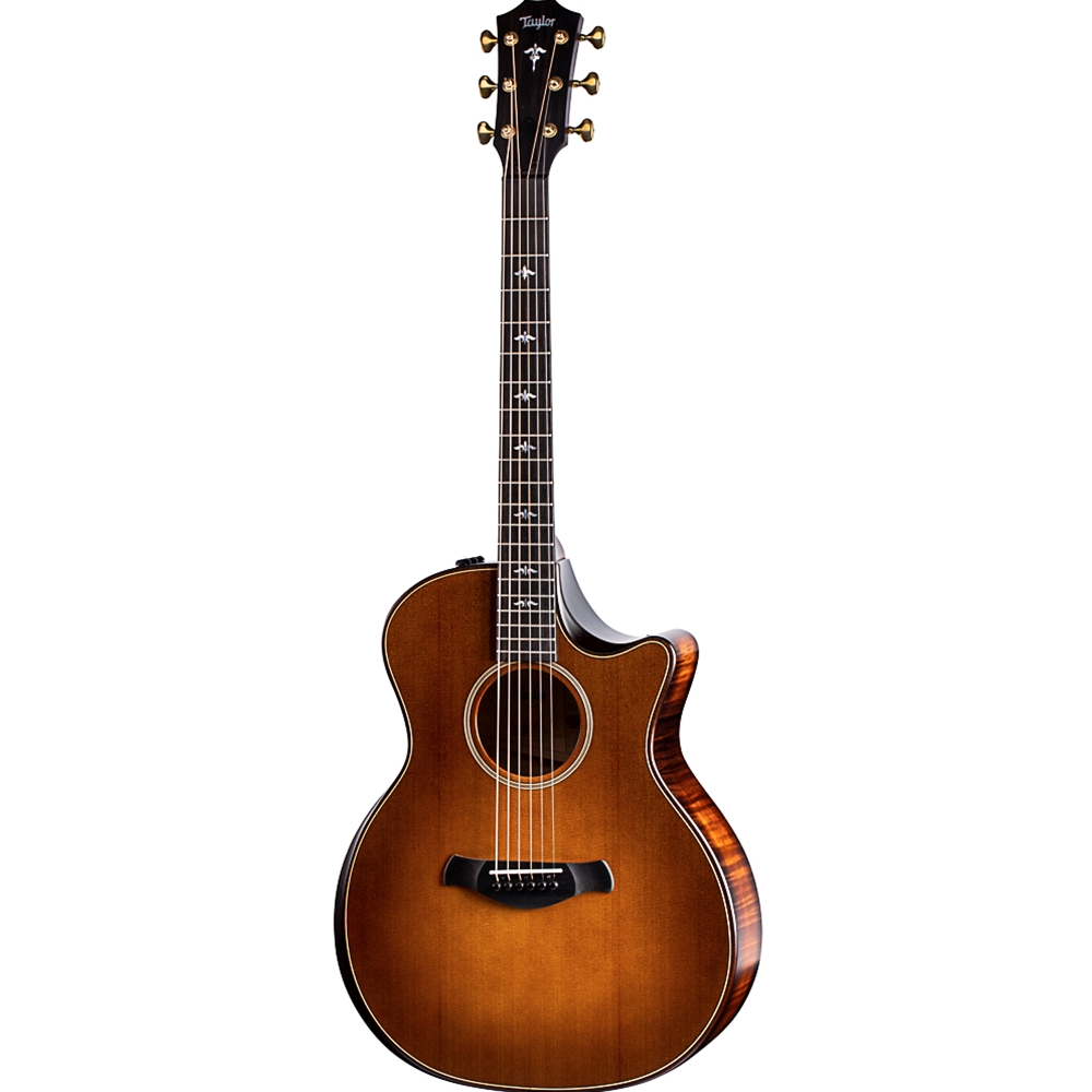 Taylor  614CEWHB-BE Builder's Edition Acoustic-Electric Guitar, Sitka Spruce/Maple Wild Honey Burst, w/ Deluxe Hardshell Case