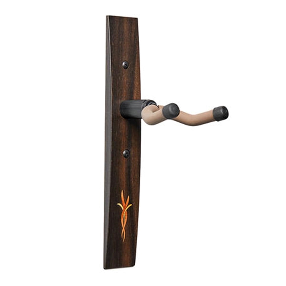Taylor  70193 Guitar Wall Hanger - Ebony with Myrtlewood/Boxwood Bouquet Inlay