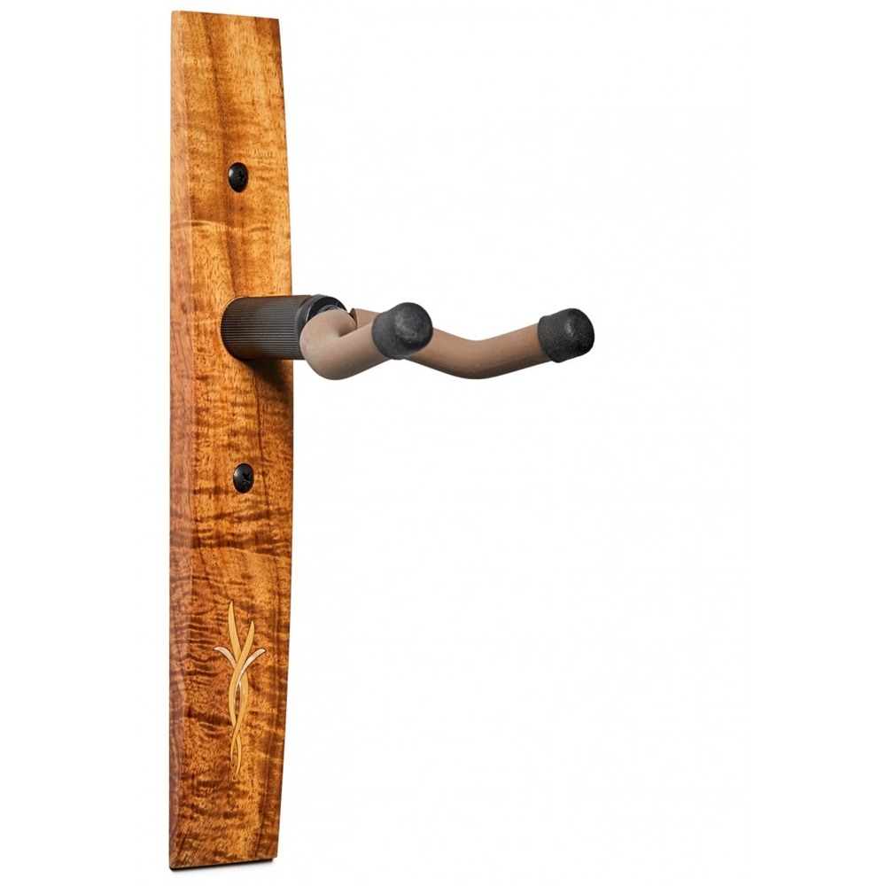Taylor  70205 Guitar Wall Hanger - Koa with Maple/Boxwood Bouquet Inlay