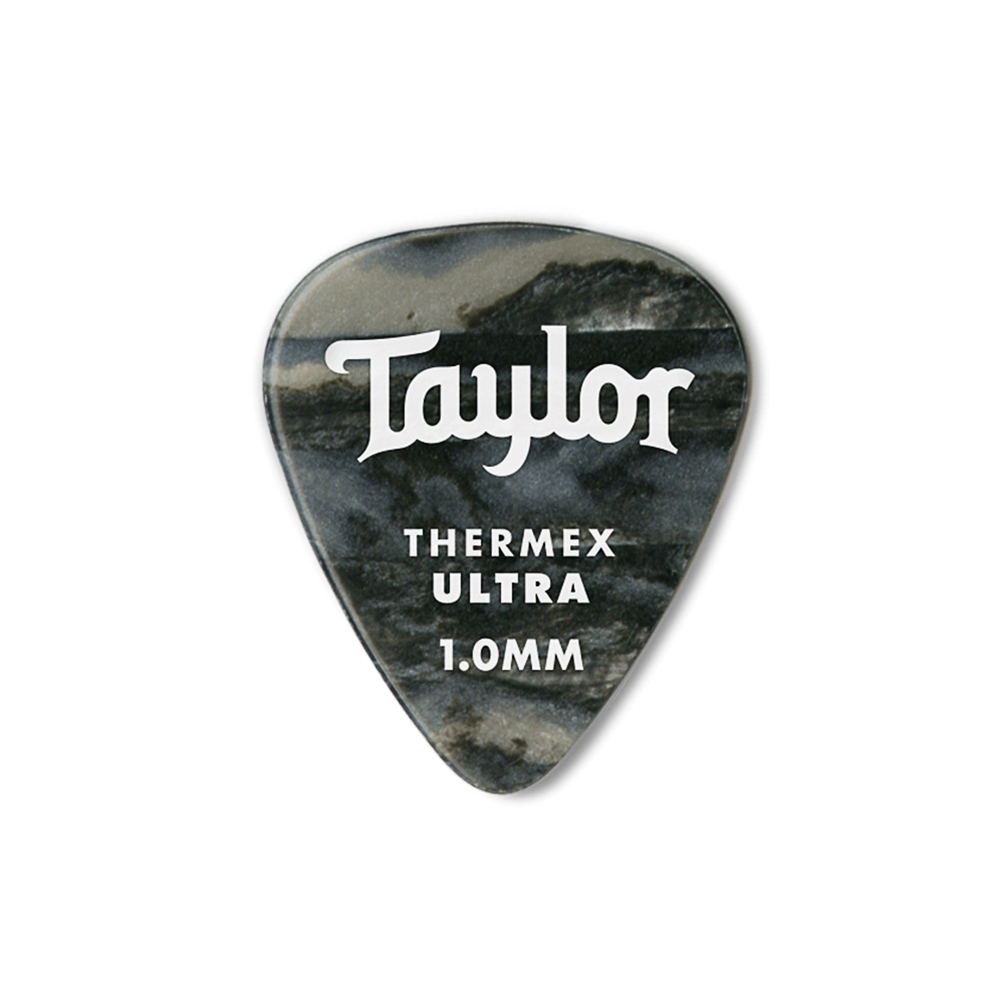 Taylor  80717 Prem 351 Thermex UltraPicks,Black Onyx, 1.25mm,6-Pack