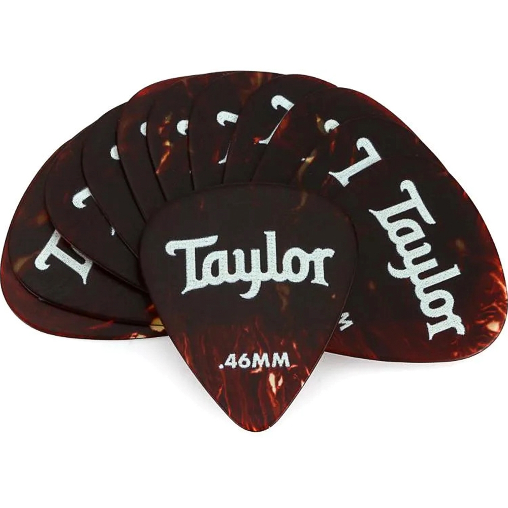 Taylor  80774 Celluloid 351 Picks,Tort Shell,0.46mm 12 Pack