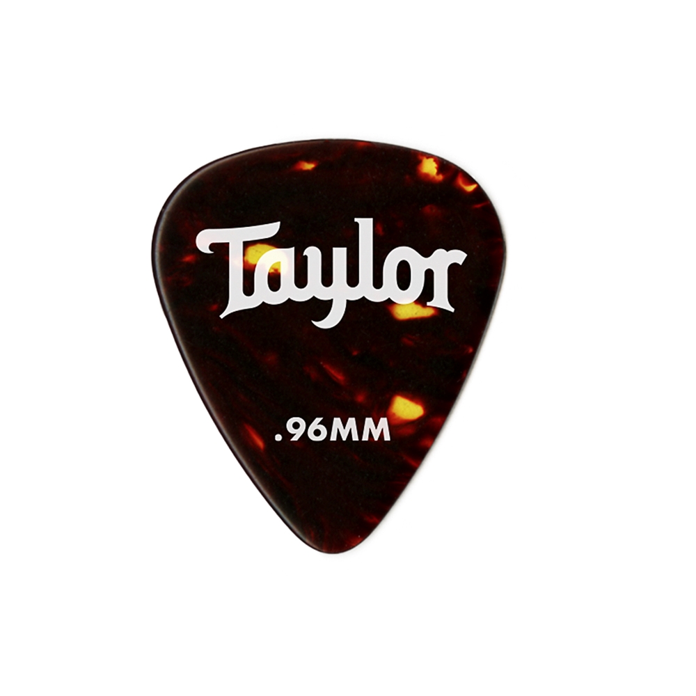 Taylor  80776 Celluloid 351 Picks,Tort Shell,0.96mm 12 Pack