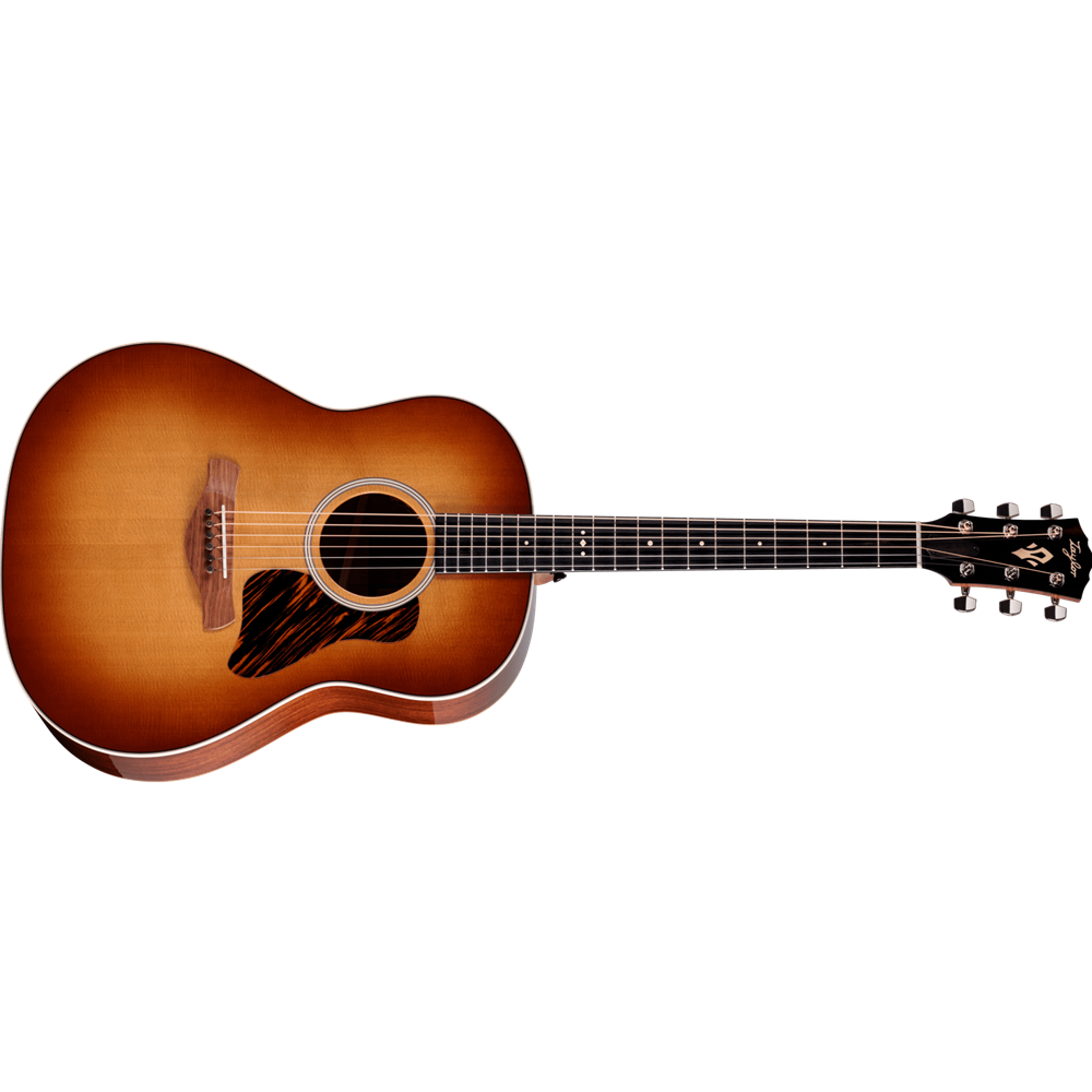 Taylor  GL-517E-SB-FP Gold Label 517e Acoustic Electric Guitar, Sunburst, w/ British Cocoa Deluxe Hardshell Case (Firestripe Pickguard)