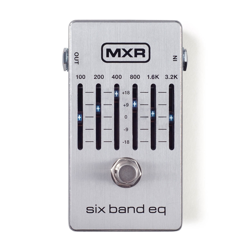 Dunlop  M109S MXR 6 Band Eq Silver Guitar Pedal