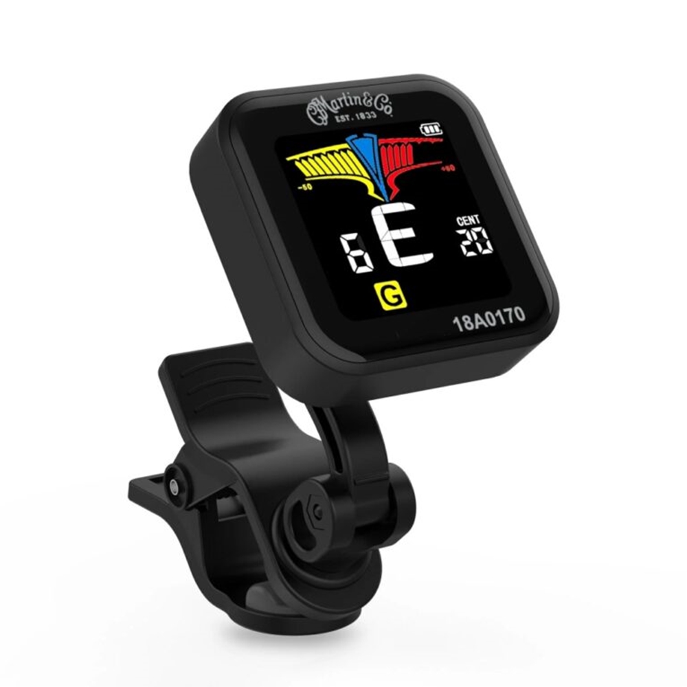 Martin 18A0170 Guitar Clip-On Tuner, Rechargeable, Black