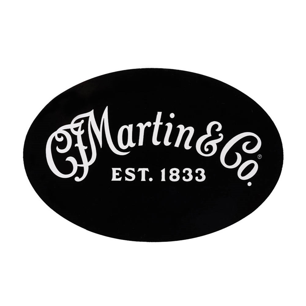 Martin 18N0352 Sticker, Black w/White Logo
