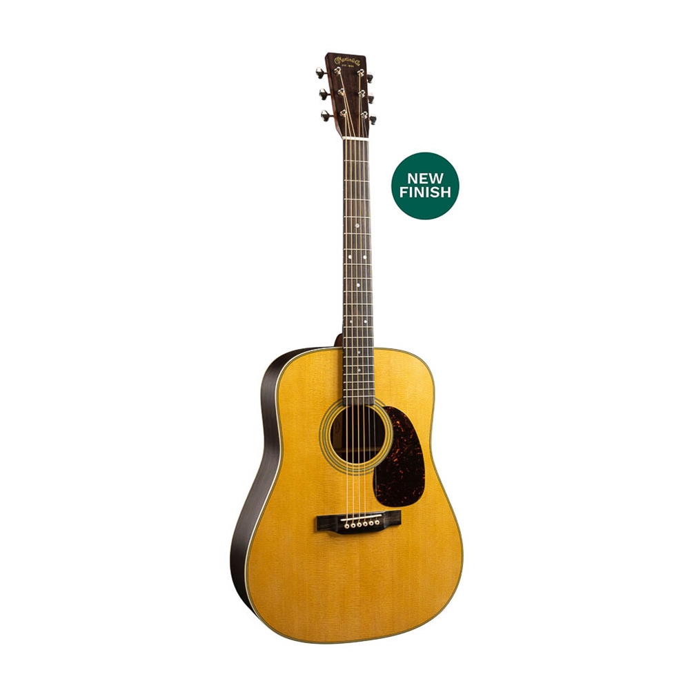 Martin D-28S Dreadnought Acoustic Guitar - Spruce/ Rosewood, Satin w/ Molded Hardshell Case