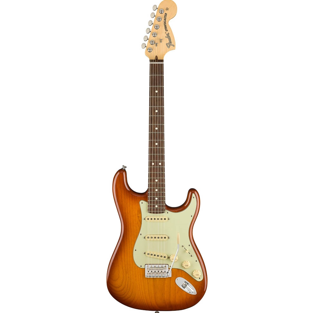 Fender 0113902747 American Professional II Stratocaster Electric Guitar w/Deluxe Molded Case, Sienna Sunburst!