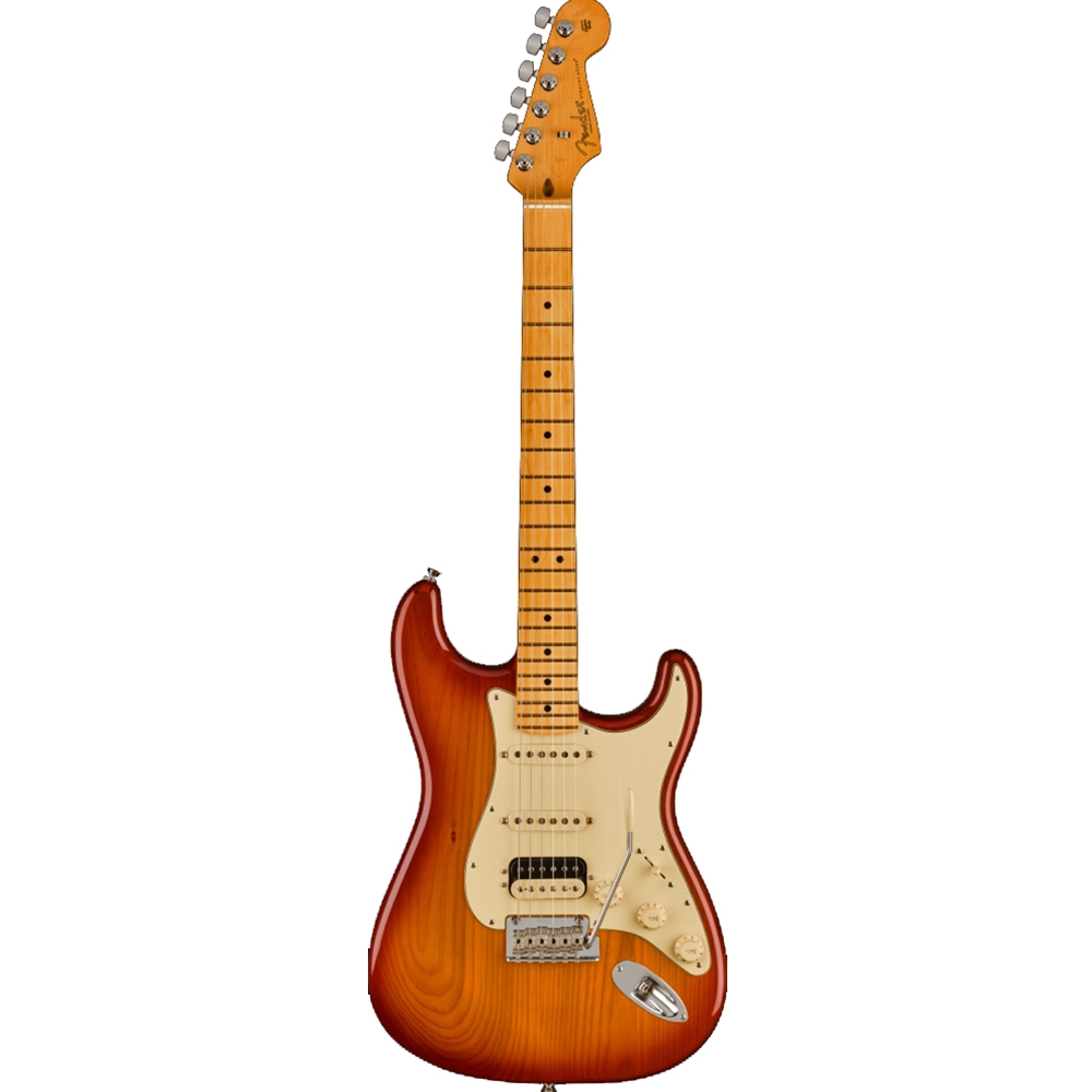 Fender 0113912747 American Professional II Stratocaster Electric Guitar HSS w/Deluxe Molded Case, Sienna Sunburst