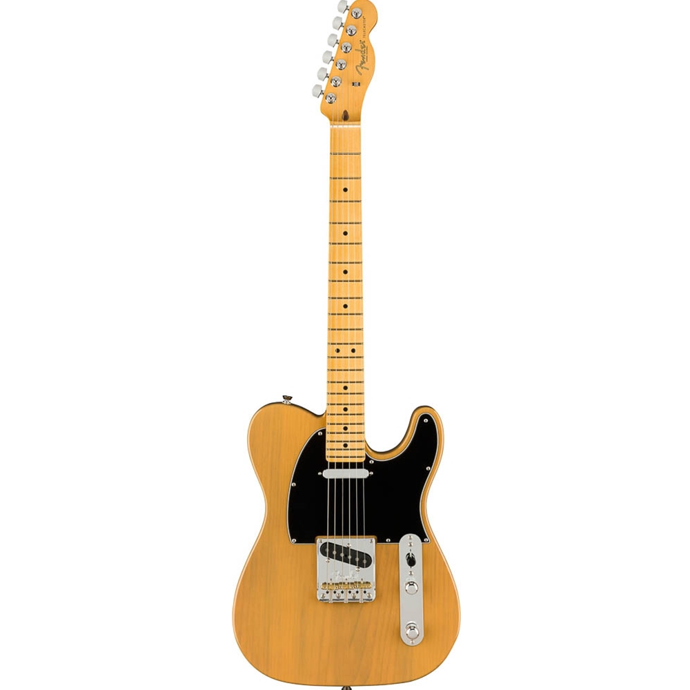 Fender 0113942750 American Professional II Telecaster Electric Guitar w/Deluxe Molded Case, Butterscotch Blonde!
