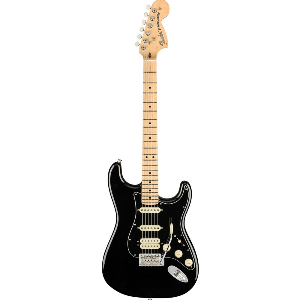 Fender 0114922306 American Performer Stratocaster Electric Guitar HSS w/Deluxe Gig Bag, Black