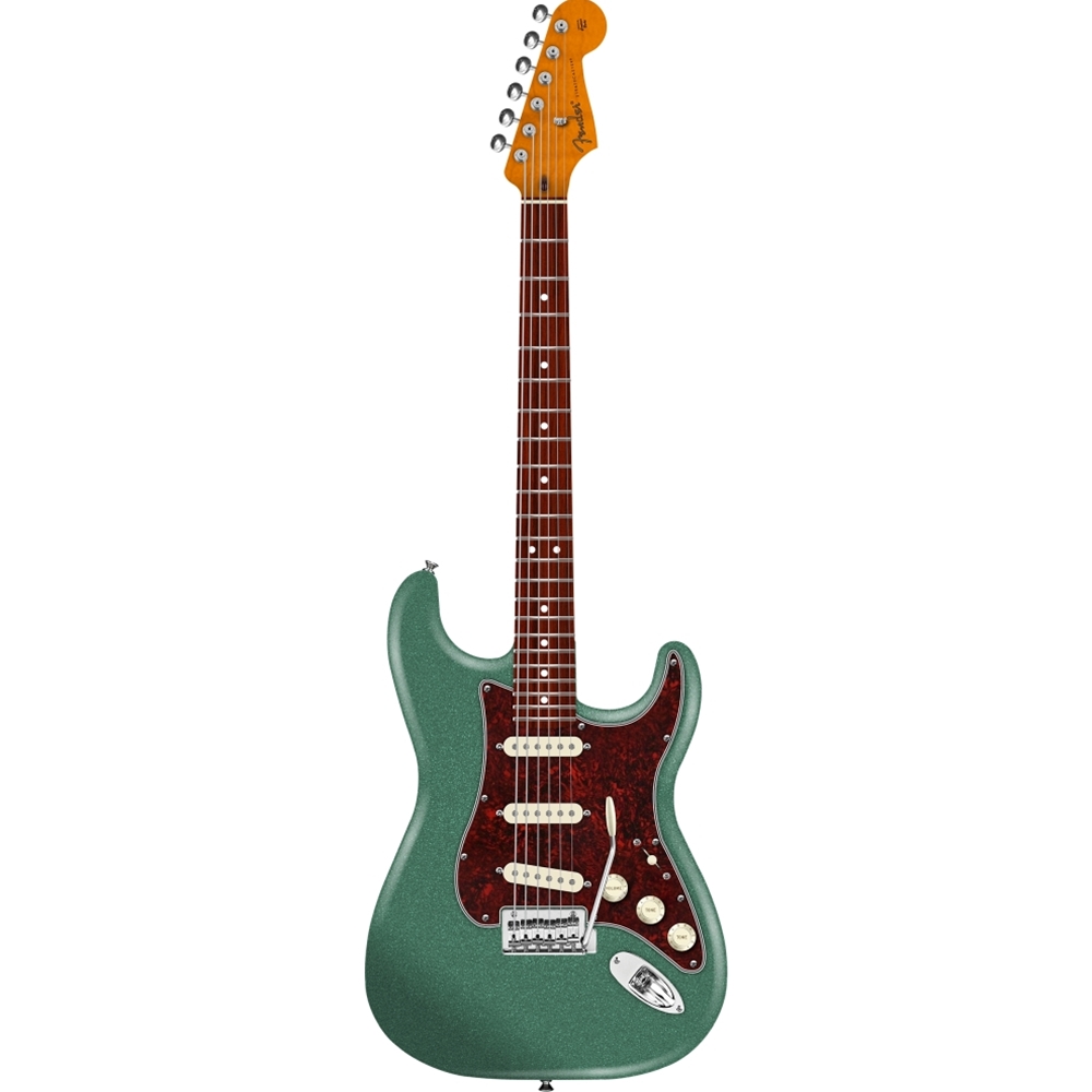 Fender 0143510520 FSR Limited Edition Player II Stratocaster® Electric Guitar, Rosewood Fingerboard, Sherwood Green Metallic