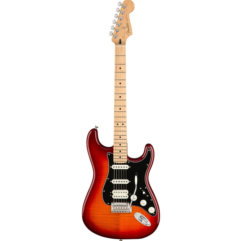 Fender 0144562531 Player Stratocaster® Electric Guitar HSS Plus Top - Aged Cherry Burst