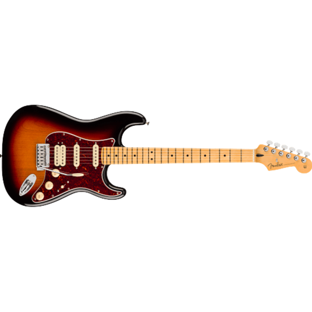 Fender 0147432300 Player II Modified Stratocaster® HSS, Maple Fingerboard, 3-Color Sunburst w/Gig Bag