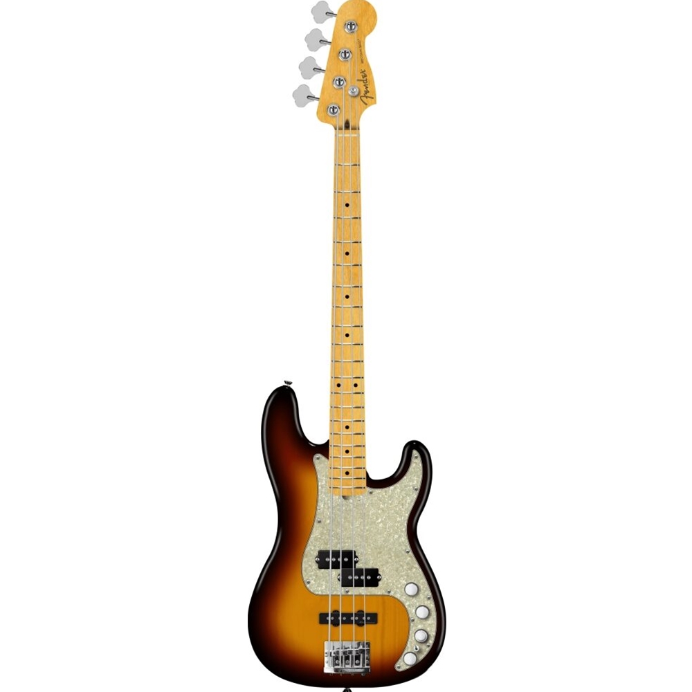 Fender 0147492300 Player II Modified Active Precision Electric Bass® Guitar, Maple Fingerboard, 3 Tone Sunburst w/ Deluxe Gig Bag