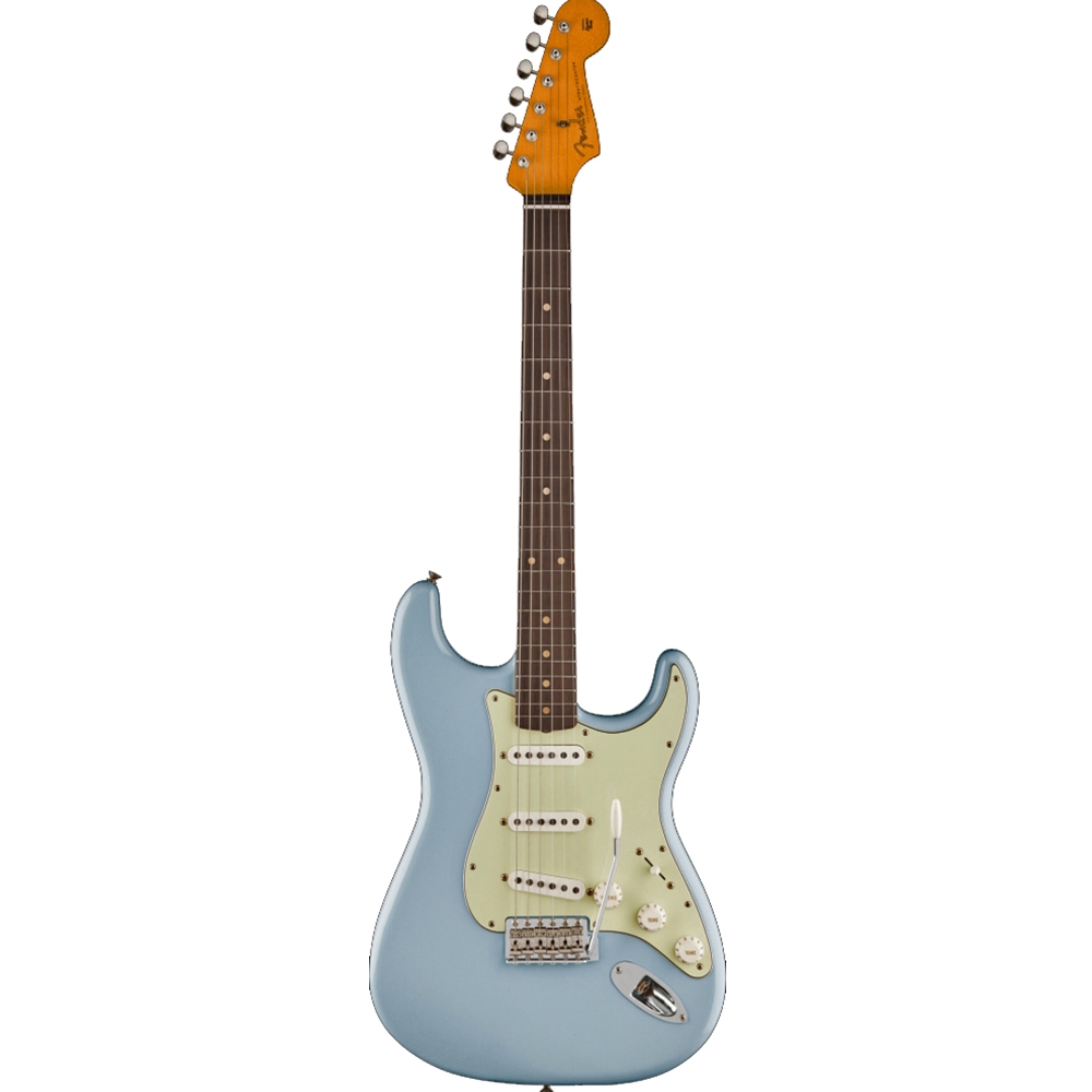 Fender 0148080372 Vintera II Road Worn '60s Stratocaster, Rosewood Fingerboard, Sonic Blue, w/ Hardshell Case