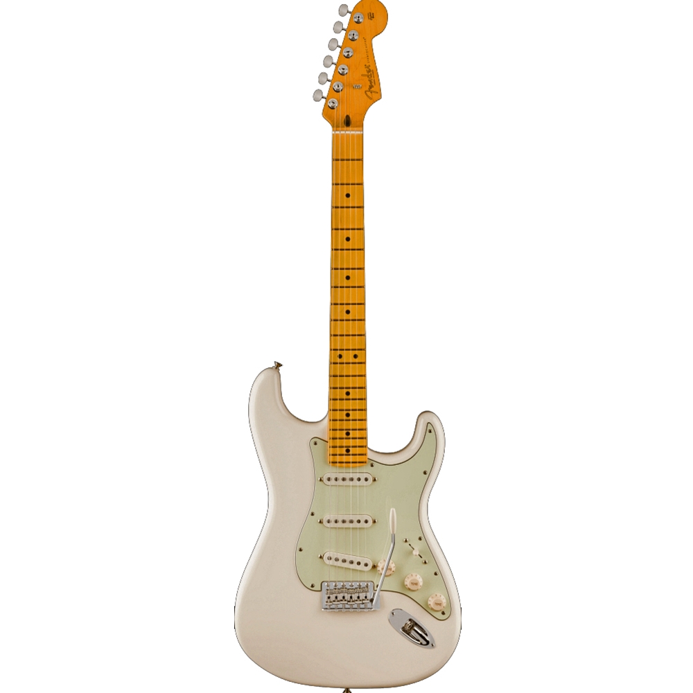 0175032305 Limited Edition American Professional Classic Stratocaster® Electric Guitar w/ Fender® Silent System™, Maple Fingerboard, Olympic White