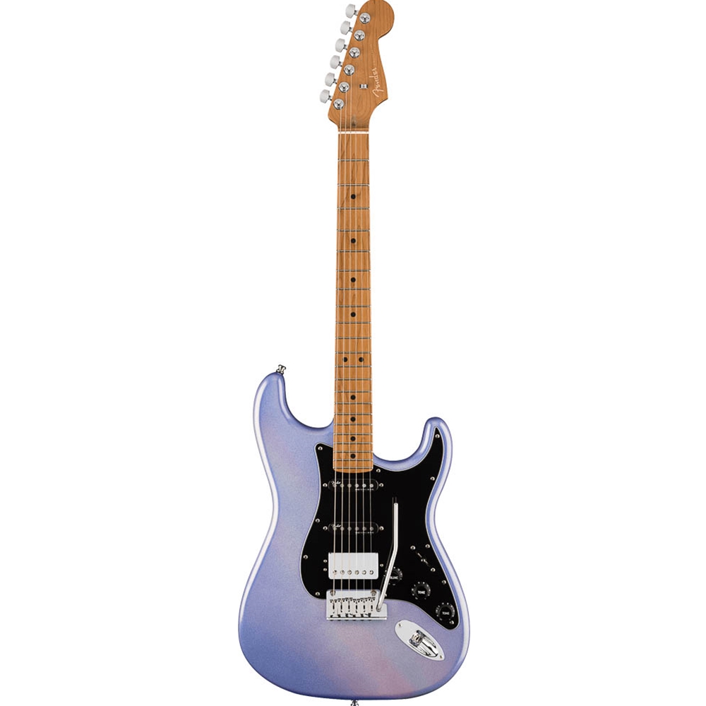 Fender 0177022865 70th Anniversary Ultra Stratocaster Electric Guitar HSS w/Hardshell Case with Embroidered 70th Anniversary Logo, Amethyst