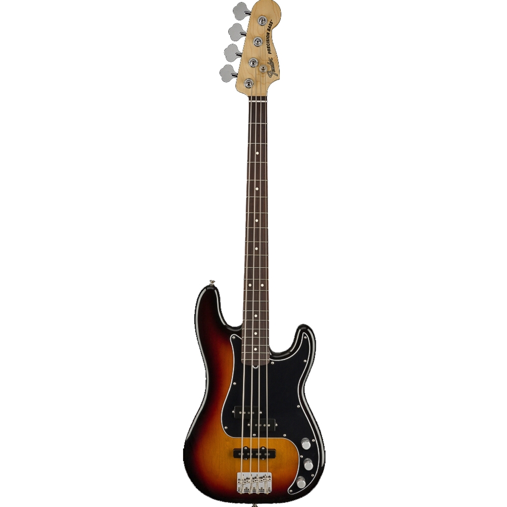 Fender 0198600300 American Performer Precision Electric Bass Guitar w/Deluxe Gig Bag, 3-Color Sunburst