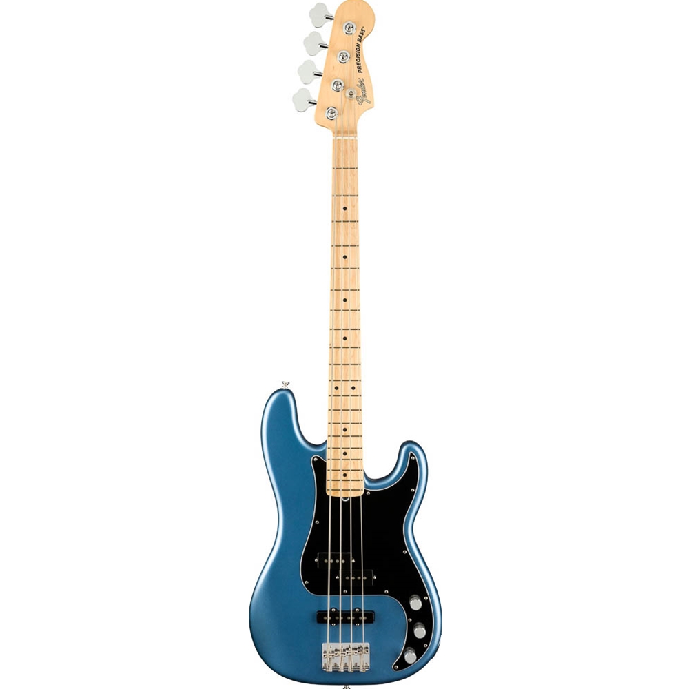 Fender 0198602302 American Performer Precision Electric Bass Guitar® - Satin Lake Placid Blue