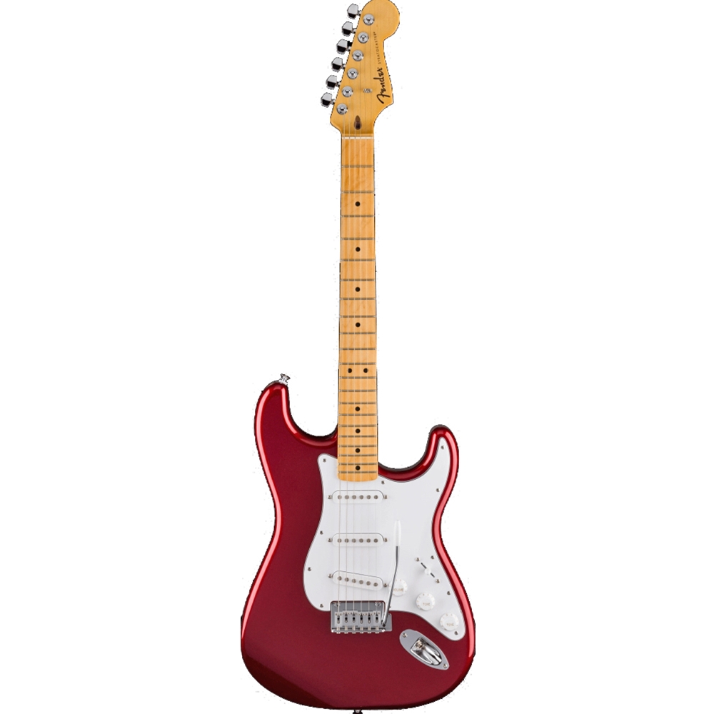 Fender 0266220571 Standard Stratocaster® Electric Guitar, Maple Fingerboard, White Pickguard, Candy Cola