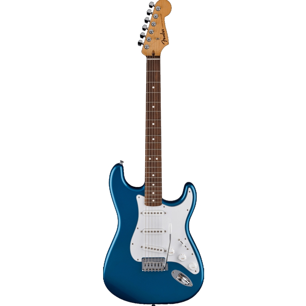 Fender 0266240560 Standard Stratocaster® Electric Guitar, Laurel Fingerboard, White Pickguard, Aqua Marine Metallic
