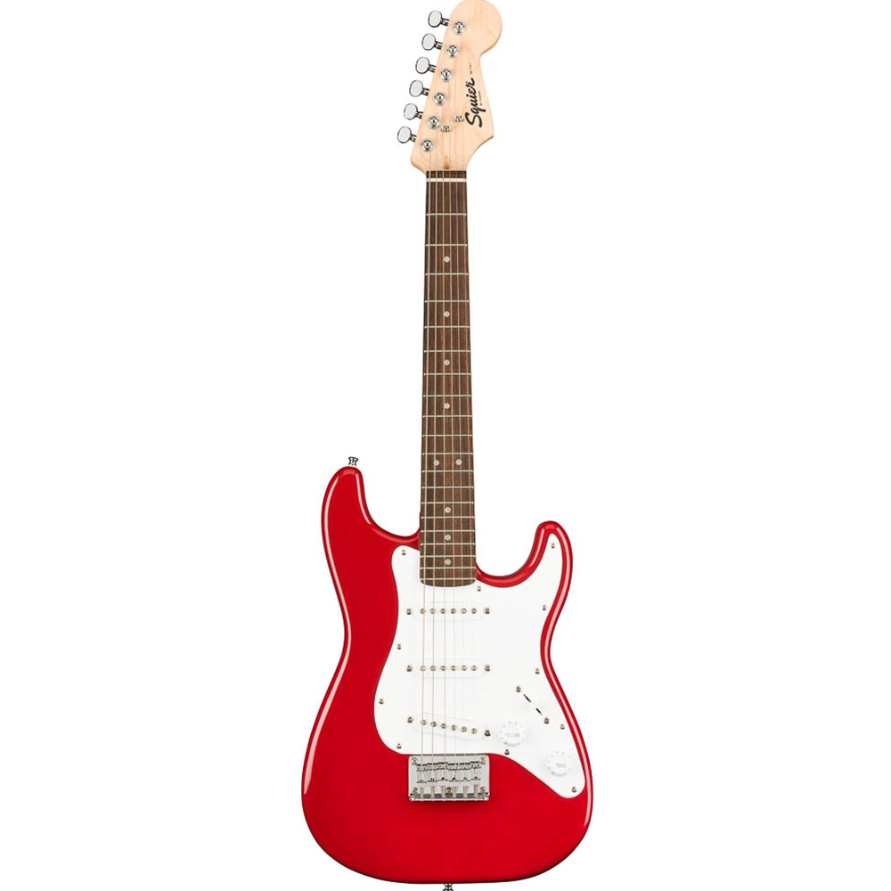 Squier 0370121554 Mini Stratocaster Electric Guitar, Dakota Red