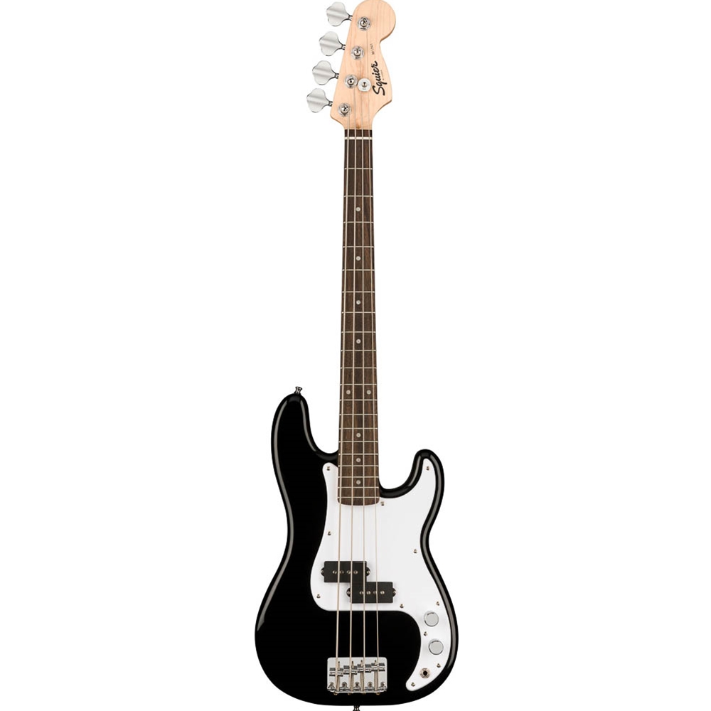 Squier 0370127506 Mini Precision Electric Bass Guitar, Black