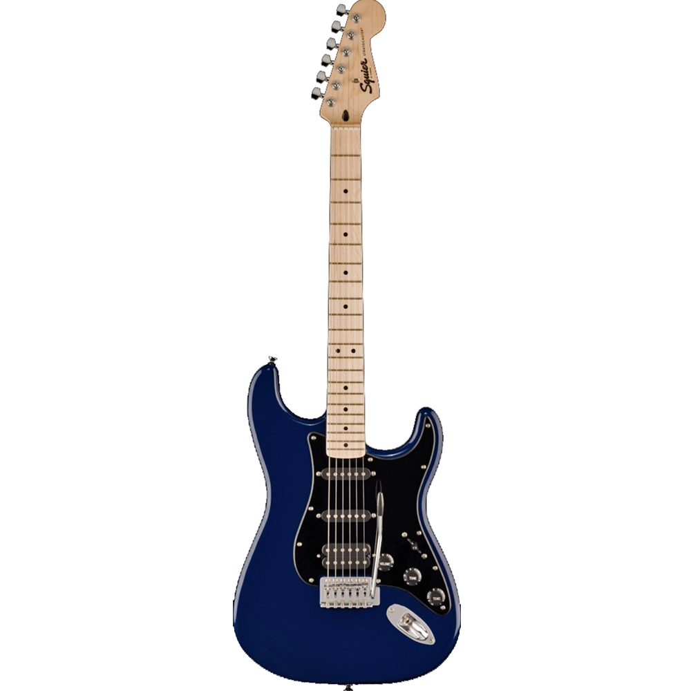 0373203584 Squier Sonic® Stratocaster® HSS, Maple Fingerboard, Black Pickguard, Midnight Blue