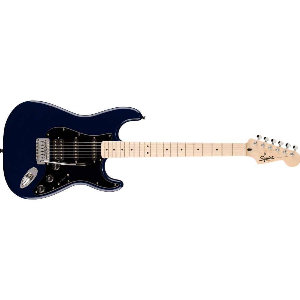 0373203584 Squier Sonic® Stratocaster® HSS, Maple Fingerboard, Black Pickguard, Midnight Blue