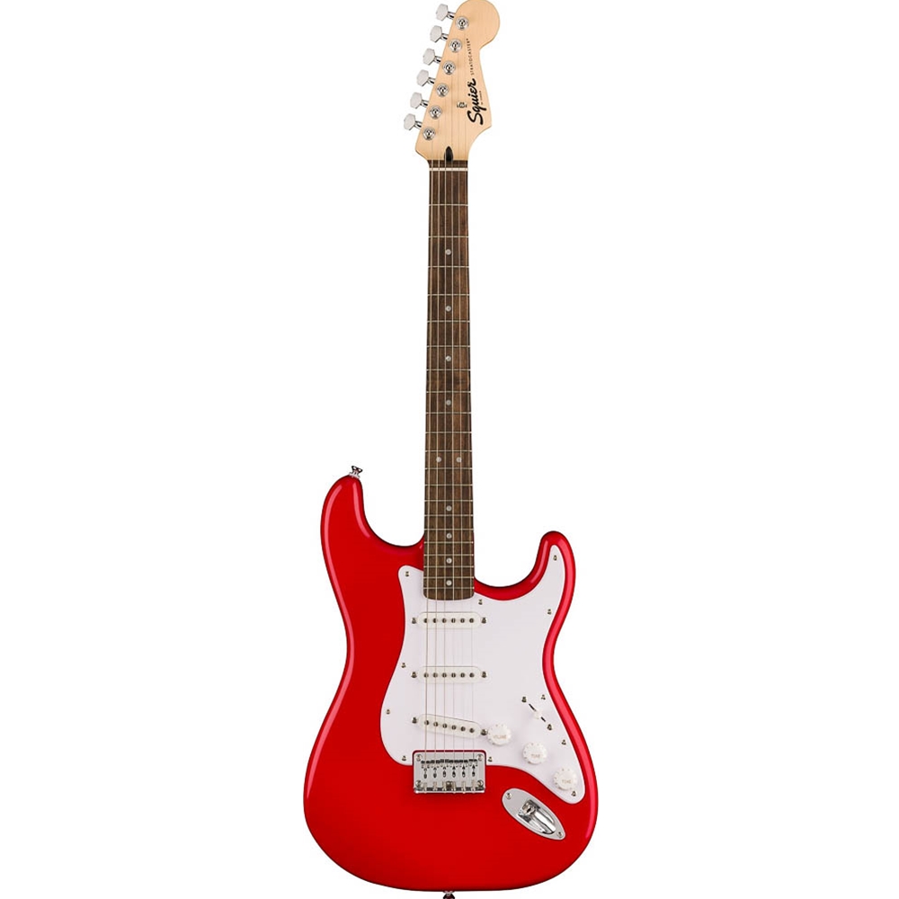 0373250558 Squier Sonic® Stratocaster® Electric Guitar HT - White Pickguard - Torino Red